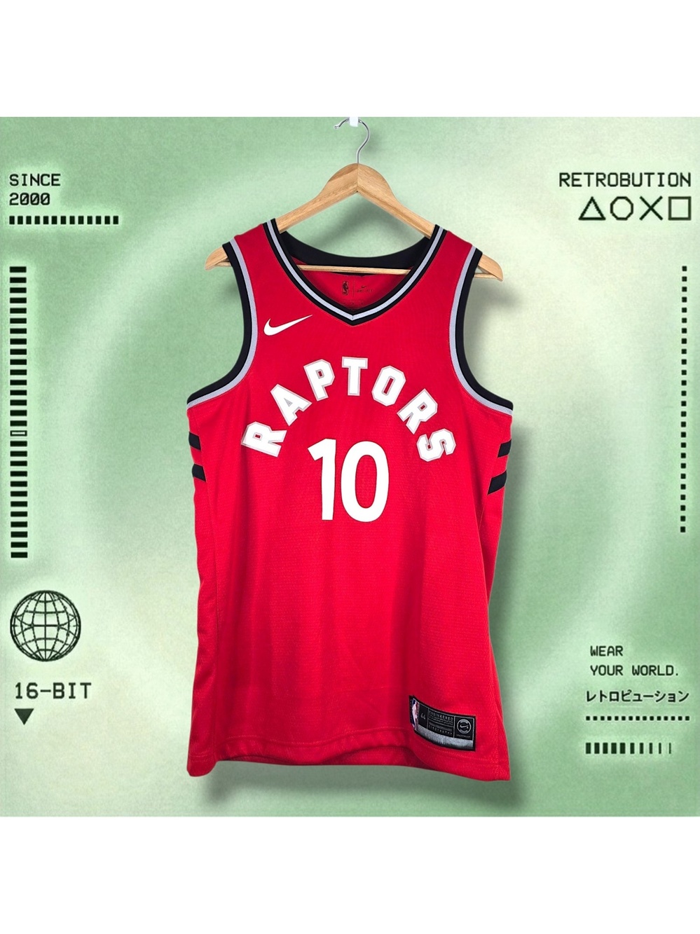 Toronto Raptors DeRozan Nike Swingman Jersey Red Size 44 / M
